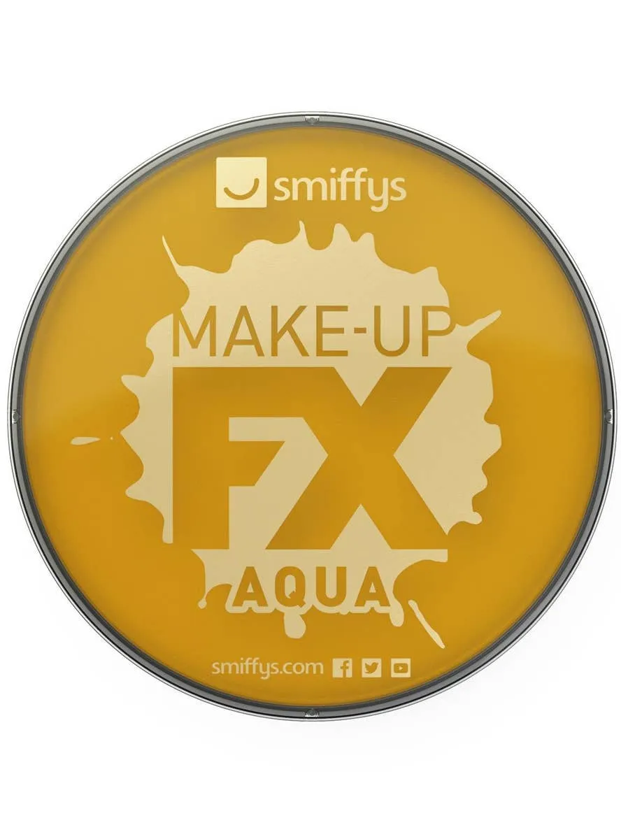 Aqua Based Metallic Gold Base Cake Makeup