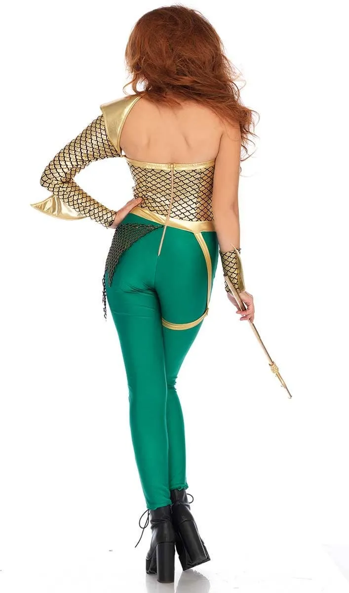 Aqua Warrior Sexy Womens Superhero Costume