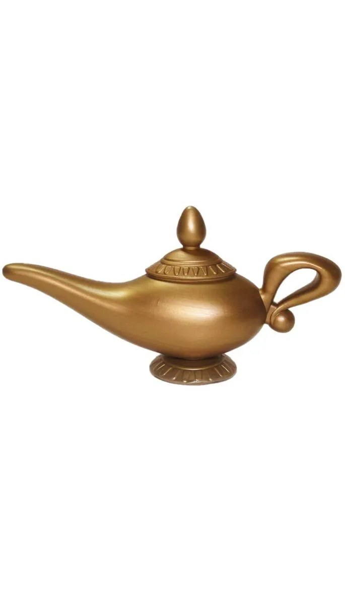 Arabian Nights Gold Genie Lamp Prop