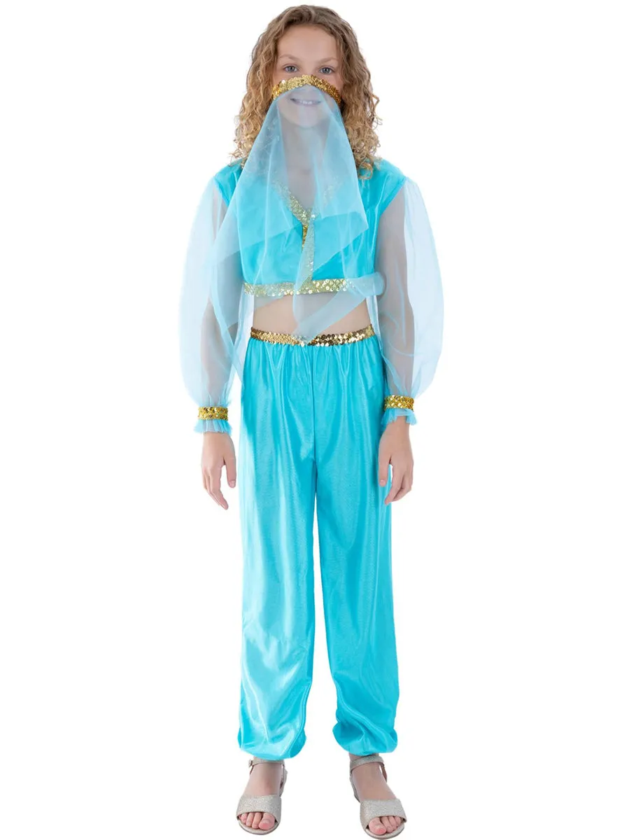 Arabian Princess Girls Fancy Dress Costume