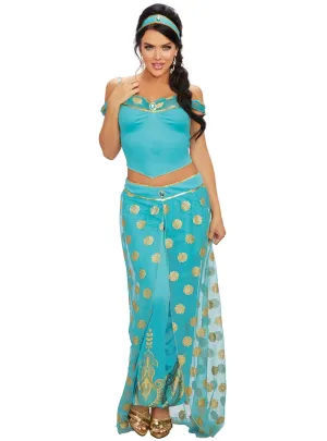 Arabian Princess Womens Jasmine Dress Up Costume