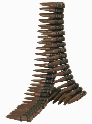 Army Soldier Bullet Belt Costume Accessory