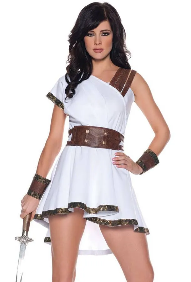 Athena Womens White Olympia Goddess Costume