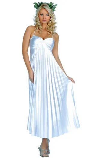 Athenian Goddess Womens White Roman Costume