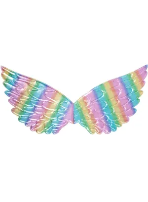 Aura Mini Rainbow Holographic Costume Wings