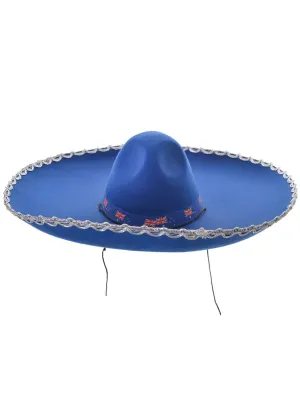Aussie Day Blue Sombrero Costume Hat