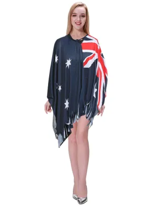 Aussie Flag Adults Australia Day Costume Poncho