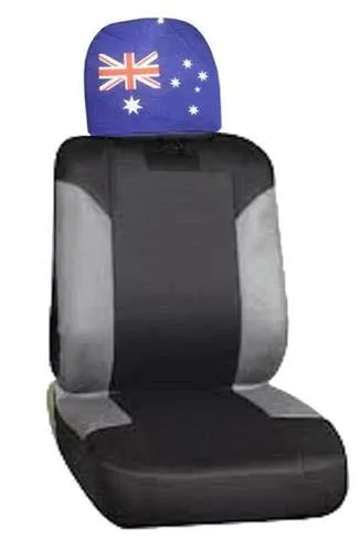 Aussie Flag Car Seat Head Rest Cover