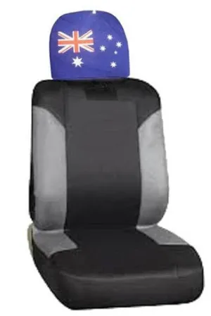 Aussie Flag Car Seat Head Rest Cover