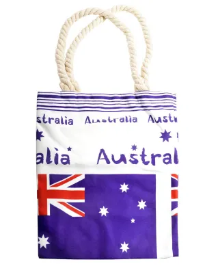 Aussie Flag Design Heavy Duty Australia Day Beach Bag
