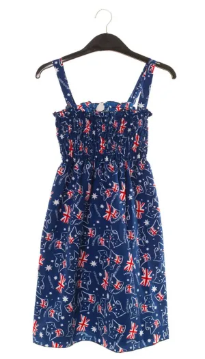 Aussie Flag Girls Blue Australia Day Costume Dress