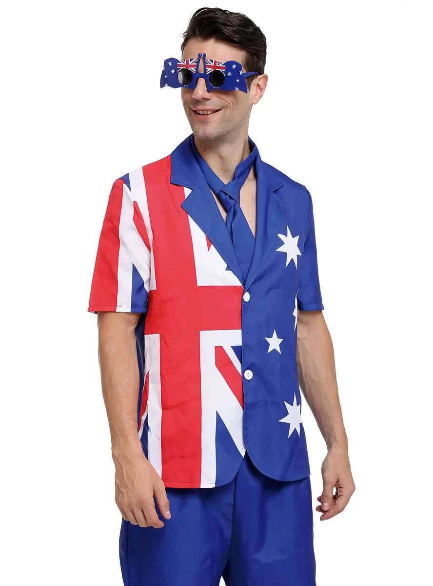 Aussie Flag Mens Australia Day Costume Suit