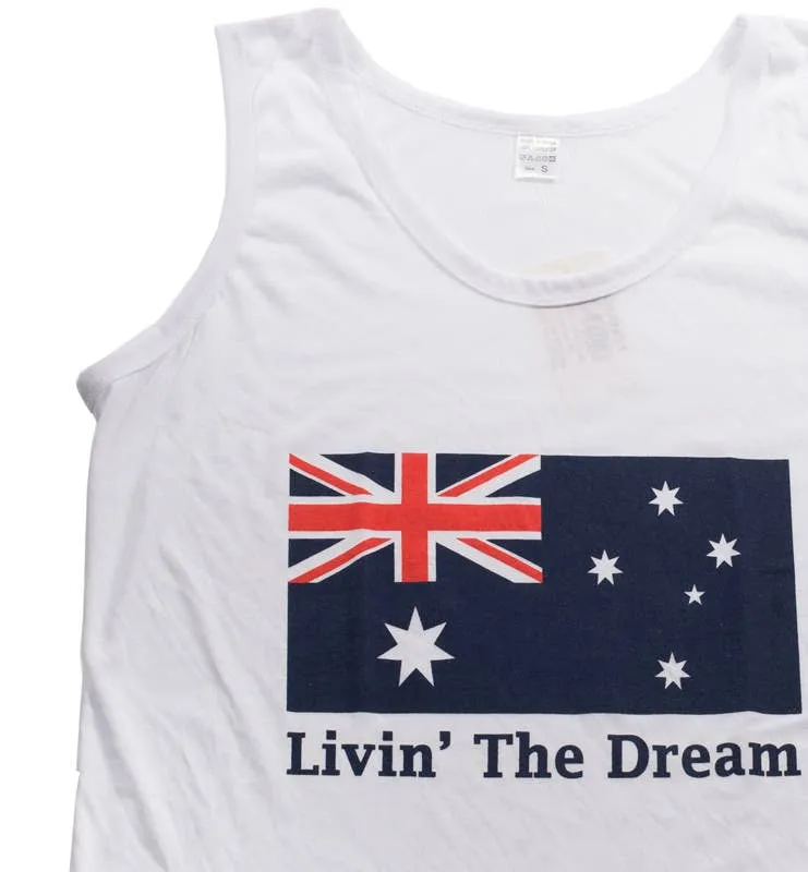 Aussie Flag Mens Australia Day Tank Top