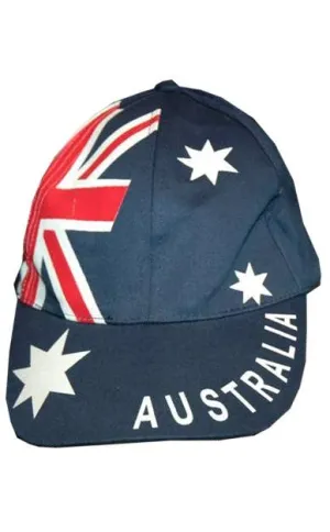 Aussie Flag Navy Blue Australia Day Cap