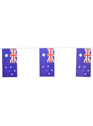 Aussie Flag Paper Bunting 3 Metre Australia Banner