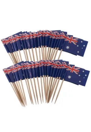 Aussie Flag Toothpicks - 50 pack