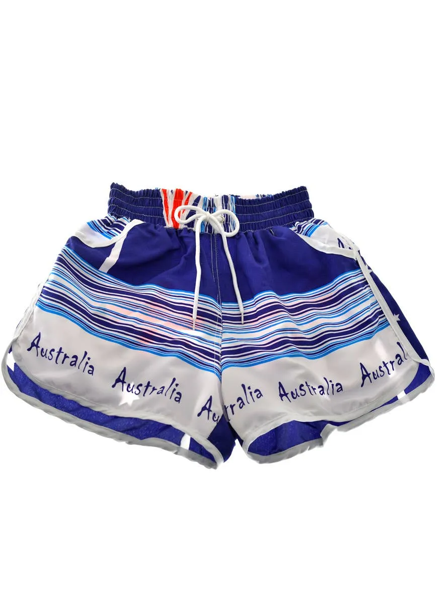 Aussie Flags Womens Australia Day Board Shorts