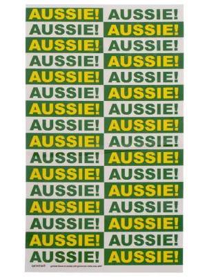 Aussie Green And Gold Australia Day Tattoos
