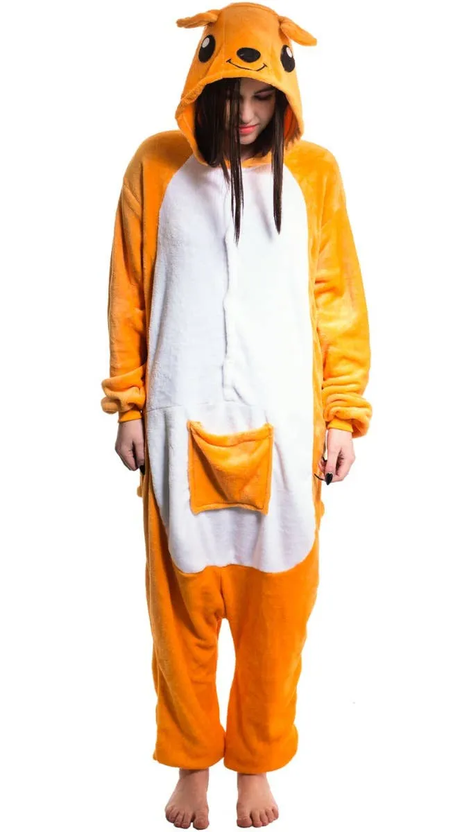 Aussie Kangaroo Adults Plush Onesie Costume