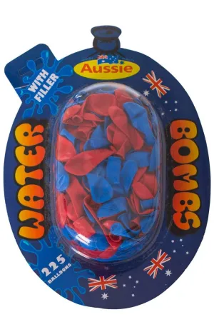 Aussie Red and Blue Water Balloons