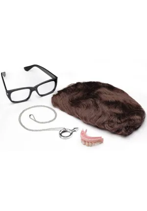 Austin Powers Costume Accessory Kit with Wig