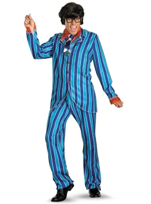 Austin Powers Striped Mens Movie Costume