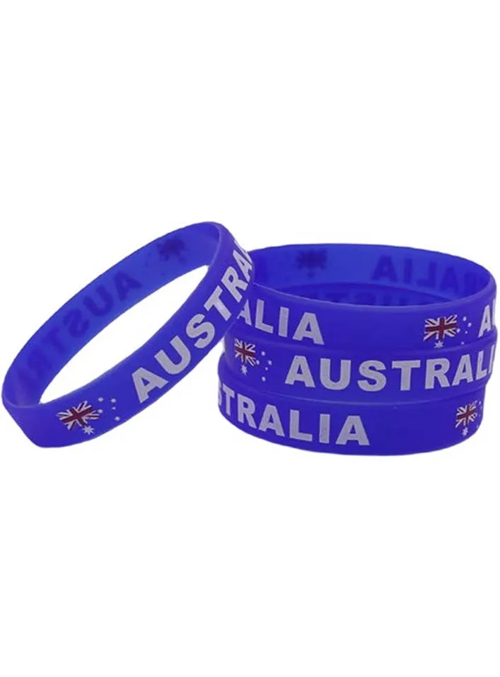 Australia Day 4 Pack of Rubber Bracelets
