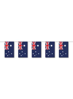 Australia Day 5 Flag 1.9m Long Bunting Decoration