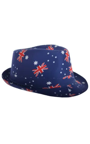 Australia Day Aussie Flag Fedora Hat
