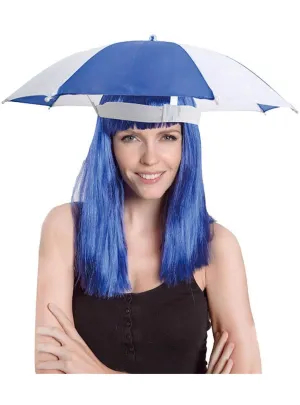 Australia Day Blue And White Umbrella Hat