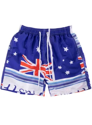 Australia Day Boys Aussie Flag Board Shorts