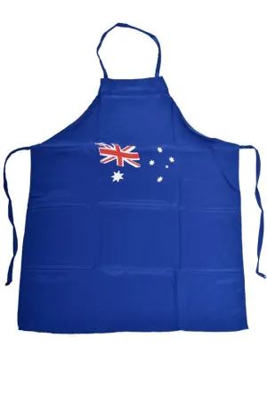 Australia Day Cook Blue Flag Apron