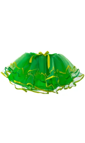 Australia Day Green and Yellow Womens Tutu