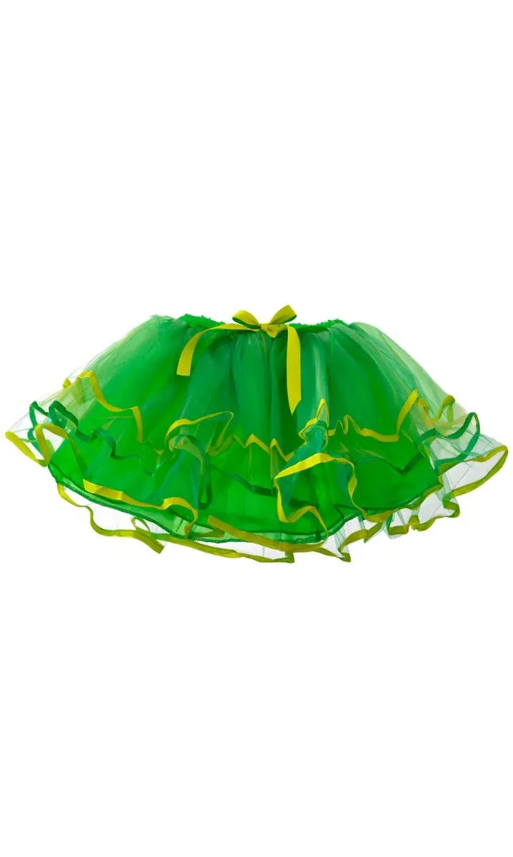 Australia Day Green and Yellow Womens Tutu