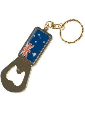 Australia Day Novelty Bottle Opener Keyring