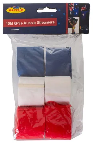Australia Day Novelty Paper Streamers
