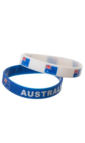 Australia Day Novelty Wrist Band 2 Pack