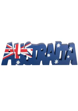 Australia Flag Wooden Table Party Decoration