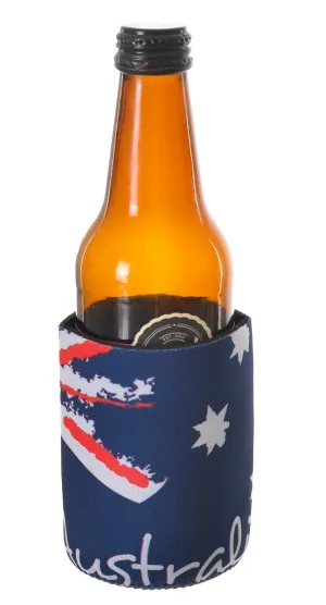 Australian Flag Adults Blue Stubbie Holder
