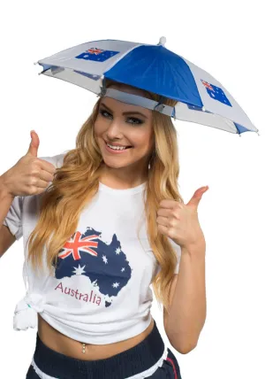 Australian Flag Aussie Day Umbrella Hat