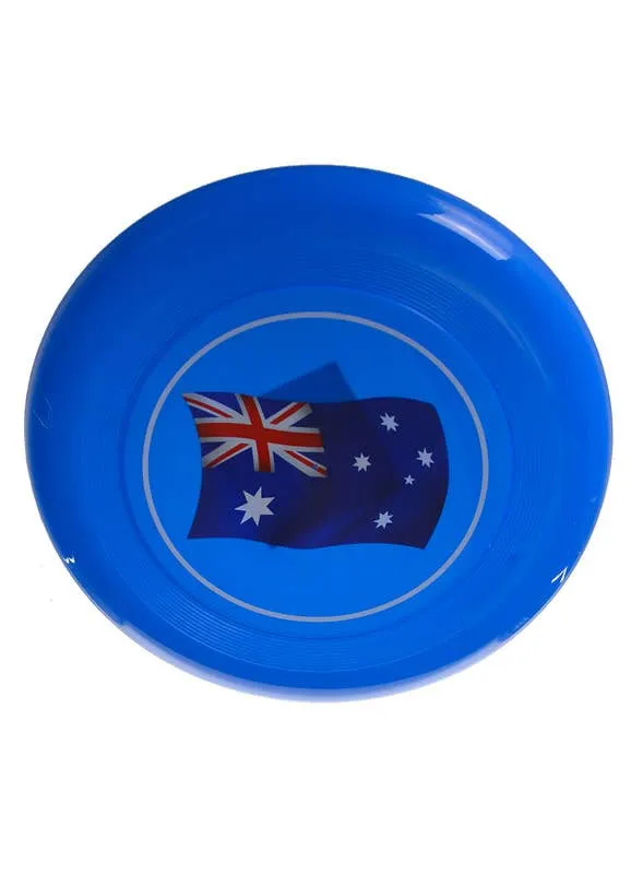 Australian Flag Blue Novelty Frisbee