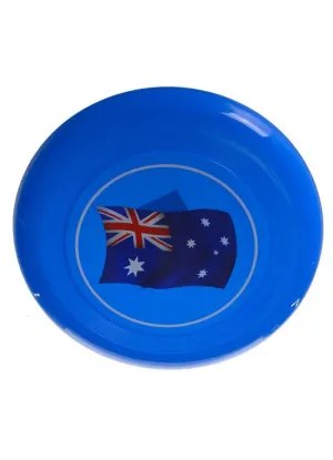 Australian Flag Blue Novelty Frisbee