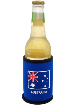 Australian Flag Blue Stubby Holder