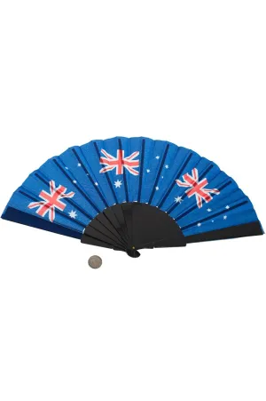 Australian Flag Hand Held Fan