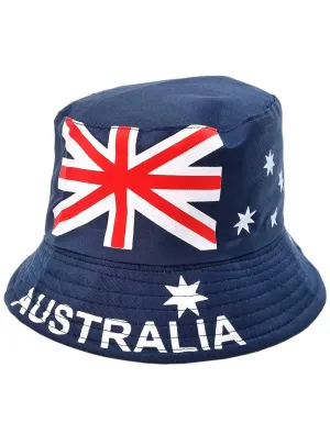 Australian Flag Navy Blue Bucket Hat