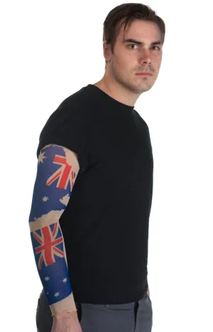 Australian Flag Novelty Tattoo Sleeve