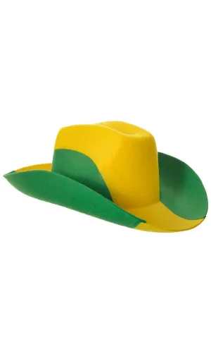 Australian Green and Gold Outback Novelty Akubra Hat
