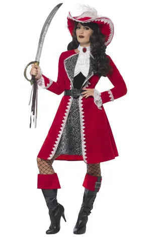 Authentic Pirate Lady Captain Womens Costume