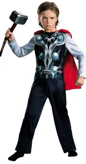 Avengers Assemble Boys Thor Superhero Costume