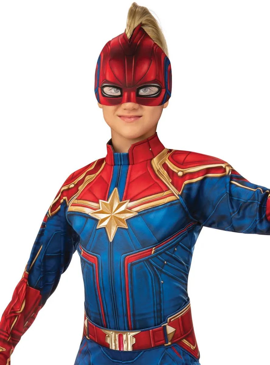 Avengers Captain Marvel Girls Superhero Costume
